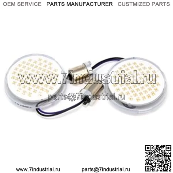 Задние светодиодные вставки Letric Lighting Co. Deluxe в виде пули для Harley