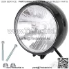 Мотоциклетная фара 12 В 35 Вт с крепежными болтами для 196cc 200cc Baja Warrior Massimo Trailmaster MB200 MB165 Hensim Motorsports Mini Bike Head Light в сборе, черные детали