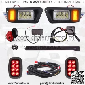 Комплект светодиодных фар для гольф-кара, задний фонарь для Yamaha G14 G16 G19 G22 (12 В)