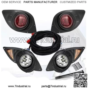 Комплект светодиодных фар и задних фонарей для гольф-мобиля Yamaha Drive G29 2007-UP Gas/Elec