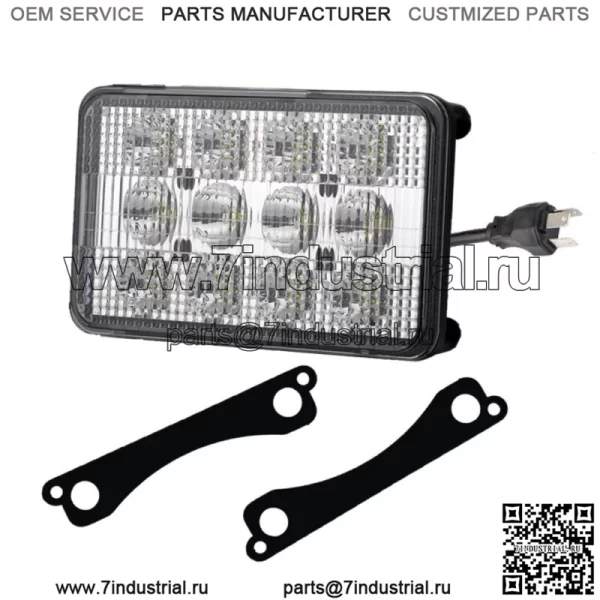 AL75338 Светодиодная фара для тракторов John Deere 6310S, 6410S, 6510S, 6210L+ Hi/Lo x2 - Image 2