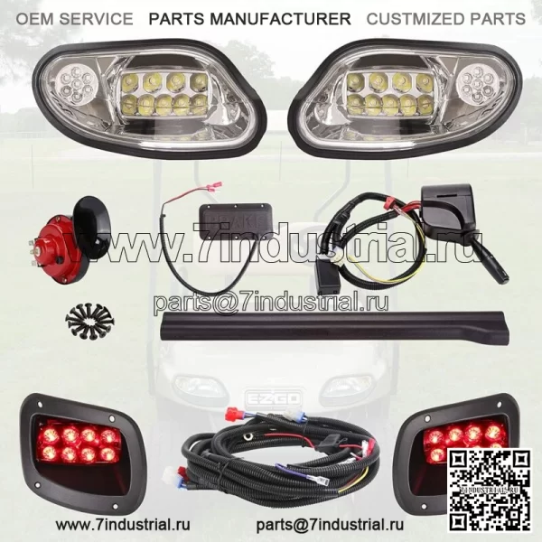 Комплект светодиодных задних фонарей для гольф-кара для EZGO Freedom TXT T48 2014-up 12V