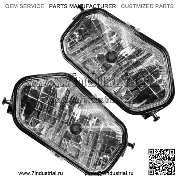 Передняя левая и правая фара с лампой для Polaris Sportsman 1000 XP 2015 16 2020-22 (Для: Polaris) - Image 5
