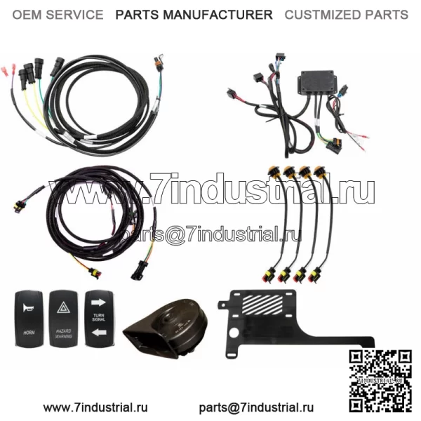 Комплект указателей поворота Deluxe Plug & Play для Polaris RZR XP 4 Turbo (2016-18)