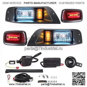 Комплект светодиодных фонарей Deluxe Поворотники Стоп-сигналы Звуковой сигнал Street Legal EZGO TXT 14+