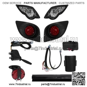 Комплект светодиодных фонарей для тележки для гольфа 12 В для Yamaha G29 YDR Drive 07 + сигнал поворота, звуковой тормоз