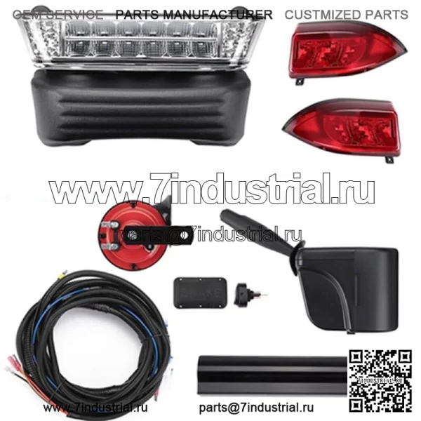 Club Car Precedent Golf Cart Deluxe с полным освещением и поворотниками 2004-2008 гг.