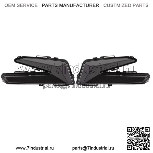 ПАРА ЧЕРНЫХ СВЕТОДИОДНЫХ ЗАДНИХ ФОНАРОВ ДЛЯ 2017+ CAN AM MAVERICK X3 TURBO X DS RC RS ДЫМЧЕННЫЙ (Для: Can-Am Maverick X3)