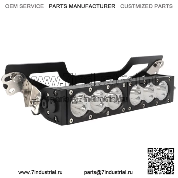 Передняя решетка со светодиодной панелью 11 дюймов, 60 Вт для Can-Am Maverick X3 2016-2023 UTV - Image 2
