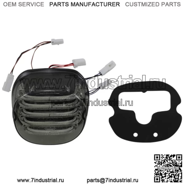 Custom Dynamics ProBEAM Низкопрофильный светодиодный задний фонарь Дымчатый без окон Harley 99+ (Для: Harley-Davidson)