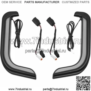 Курякын Tracer Светодиодные нижние акцентные черные фонари обтекателя Harley Touring (Для: Harley-Davidson)