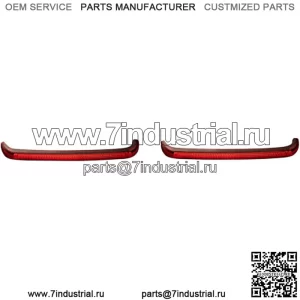 Custom Dynamics Sequential Low Profile Bagz Красные светодиодные седельные фонари 14+ Touring (Для: Harley-Davidson)