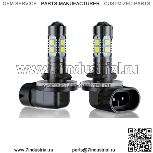 Совместим с фарами Deere Gator X754 X758 XUV 550 560 590i JD AM144881, лампочками 886/894/896/881, Plug N Play, яркость 300%, 6000K белые лампочки 12 В 35 Вт, 2 шт.