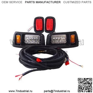 Комплект освещения Club Car DS Light подходит для заводского кузова 1993-2013 гг., светодиодные фары 12 В, задние фонари