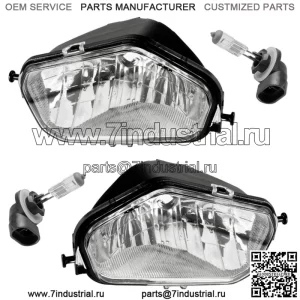 Передняя левая и правая фара с лампочкой для Polaris Ranger Ranger 800 Crew 2010 (для Polaris Sportsman 800)