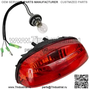 Задний фонарь в сборе с лампой, совместимый с Suzuki Eiger LT-F400 LT-F400F LT-A400 LT-A400F 2002-2007 гг., Vinson LT-A500F 2002-2007 гг., QuadSport LT-Z400 LT-Z400Z 2003-2004 гг.