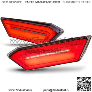 Светодиодный задний фонарь TRUE MODS для Polaris RZR S1000 S900 2014-2019; Trail S 900 S 1000 Ultimate 2022, замена заднего заднего фонаря 2412341 2412342 [рейтинг DOT] [дизайн диффузора] — дымчатый