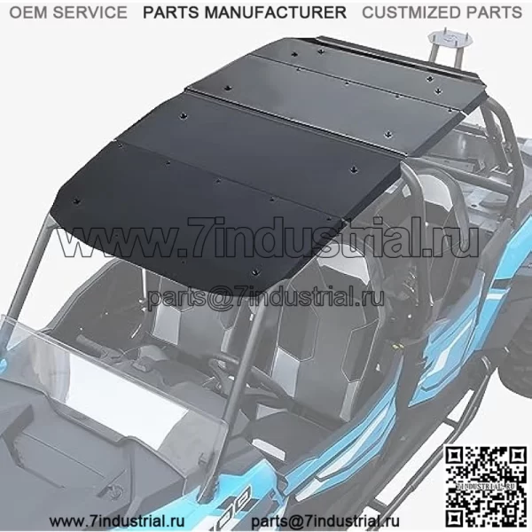 Верх на крышу для Polaris RZR XP4 1000, алюминиевый сверхмощный комбинированный жесткий верх на крыше, 4-местный, 4-дверный солнцезащитный козырек для Polaris RZR 1000 XP 4/ RZR 1000 Turbo 4/ RZR 4 900 2014-2023 Аксессуары