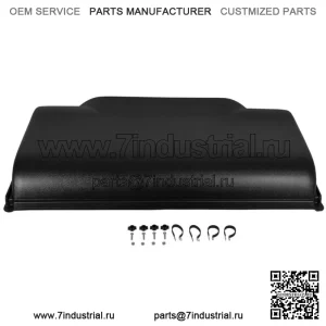 Жесткий верх, черный пластик на крыше для John Deere Gator TE TS TX 2x4 2005-2020 (Для: более одного автомобиля)