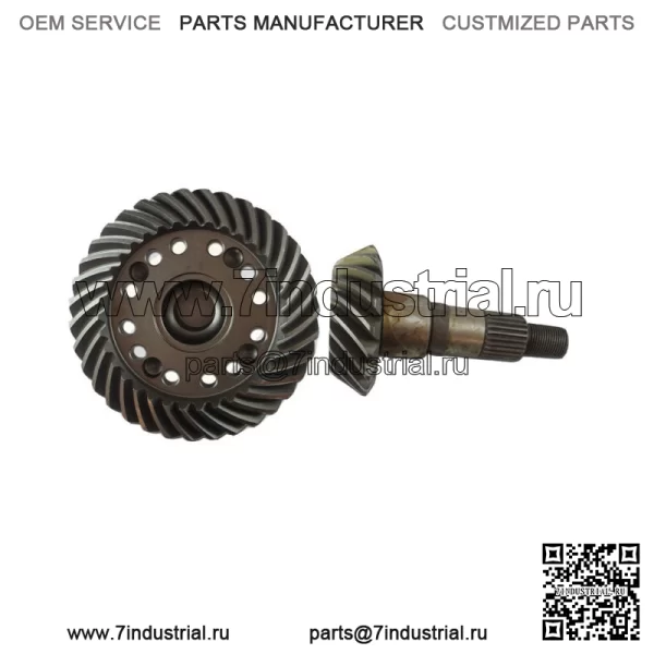 Передняя коническая шестерня AL110347 подходит для John Deere 6110 6110L 6120 6200 6200L 6210