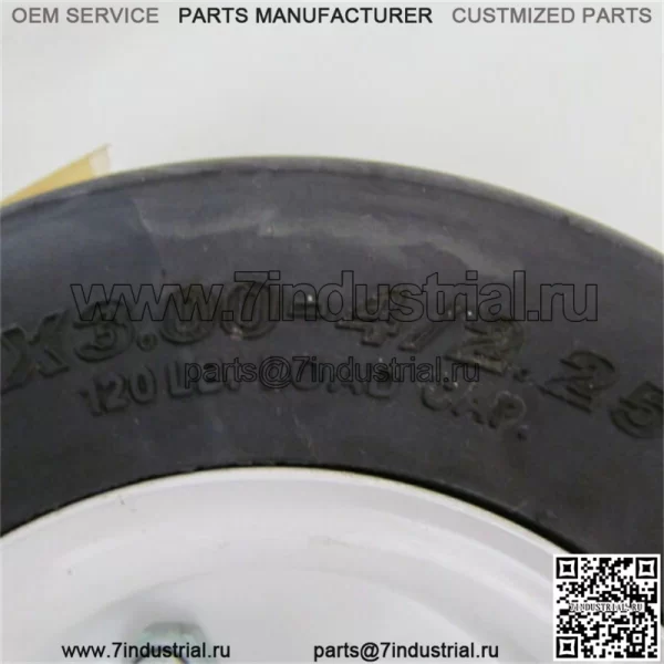 (2) OEM ДЕТАЛИ 5715-23 СМАЗЫВАЕМЫЙ БЕЗ ПЛОСКОГО КОЛЕСА В СБОРЕ 8X3.00-4 - Image 4