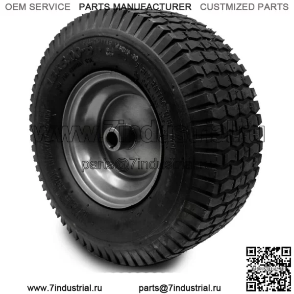 2PK 13x5.00-6 Шины для газона и обод в сборе подходят для газонных и садовых тракторов, тележек для гольфа