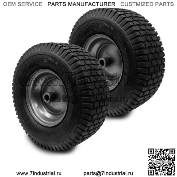2PK 13x5.00-6 Шины для газона и обод в сборе подходят для газонных и садовых тракторов, тележек для гольфа