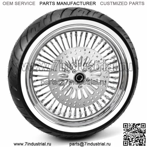 Обод заднего колеса Fat Mammoth Spoke 16 X 5,5 52 WW Shinko Tire 09-21 Harley Touring (для: Harley-Davidson)