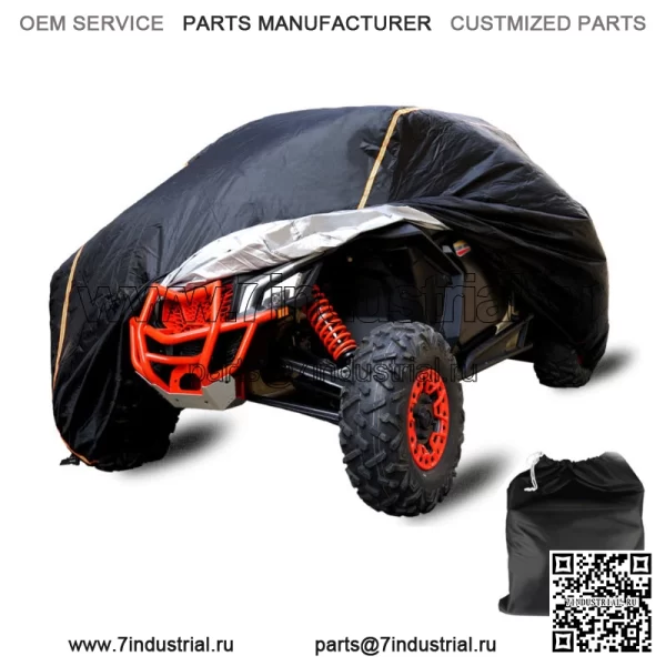 Дождевик от солнца для хранения UTV со светоотражающей полосой для Can-Am Maverick X3 Max R Turbo