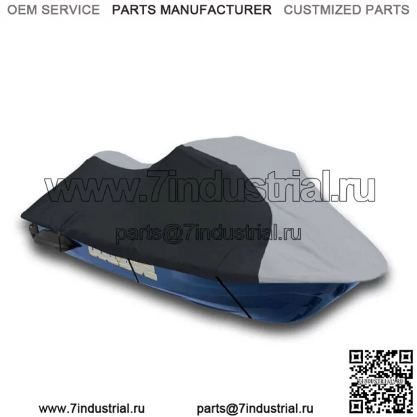 Черный/серый чехол PWC для гидроцикла подходит для Yamaha WaveRunner FX Cruiser SVHO 2014 2015 (Для: Yamaha SVHO 2014 г.)