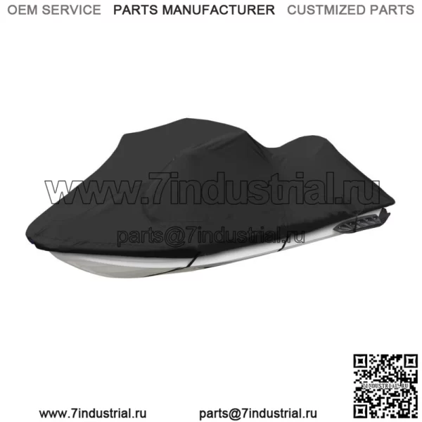 Крышка для хранения прицепного гидроцикла PWC Yamaha Jet Ski FX Cruiser SHO HO SVHO, черная (Для: Yamaha SVHO 2014 г.)