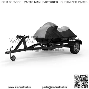 Всепогодный чехол для гидроцикла, совместимый с Yamaha Wave Runner FZR 2009–2016 годов — серый/черный цвет — можно перевозить трейлером — защищает от дождя, солнца и многого другого! В комплект входят ремни для прицепа и сумка.