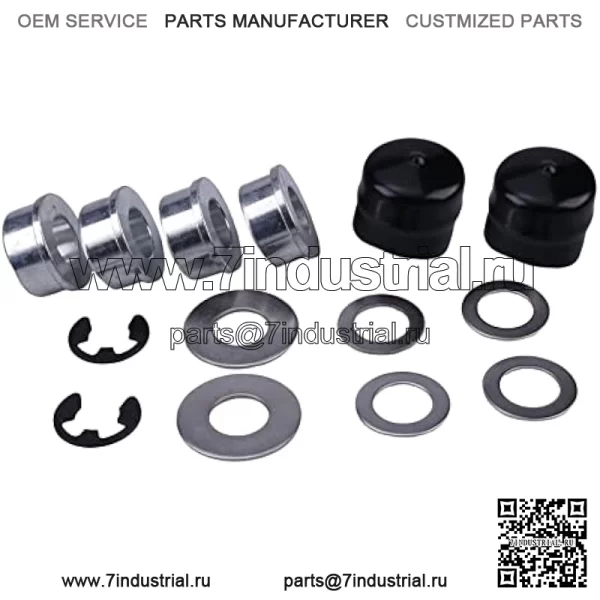 Комплект втулок переднего колеса, совместимый с John Deere M123811 M123253 R27434 Z9972H Husqvarna Craftsman Poulan AYP 532009040 9040 9040H 121748X 121749X 12000029