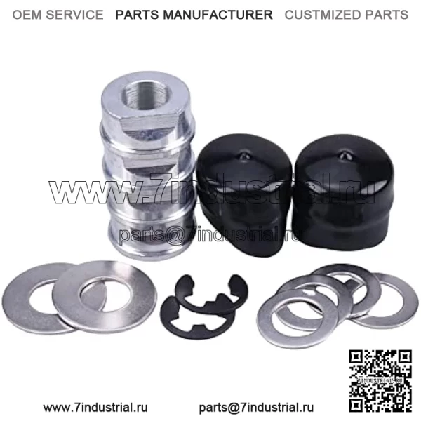 Комплект втулок переднего колеса, совместимый с John Deere M123811 M123253 R27434 Z9972H Husqvarna Craftsman Poulan AYP 532009040 9040 9040H 121748X 121749X 12000029 - Image 3