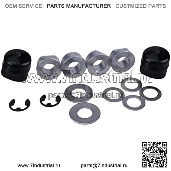 Комплект втулок переднего колеса, совместимый с John Deere M123811 M123253 R27434 Z9972H Husqvarna Craftsman Poulan AYP 532009040 9040 9040H 121748X 121749X 12000029 - Image 5