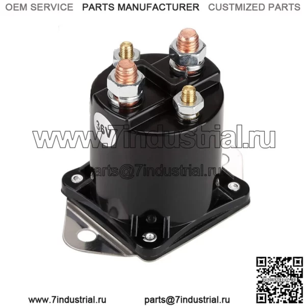 Соленоид гольф-кара 36 В для Club Car DS 1976-1998, 4 клеммы, 0008016 8016