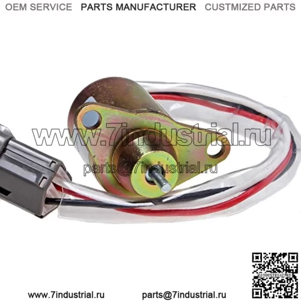 Соленоид отключения подачи топлива M810324 Совместим с John Deere 4200 4500 4210 4310 4410 4510 4610 4710 4105 4300 4400 4600 4700 3120 3320 3520 3720 3203 3032E 3036 Е 3038Э 2025Г 2027Г 2032Г 2036Г - Image 4