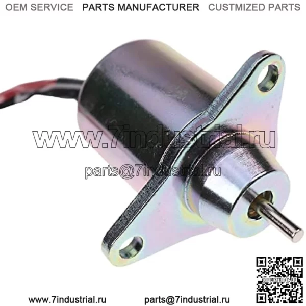 Соленоид отключения подачи топлива M810324 YM119233-77931 Совместим с John Deere 3203 4105 3032E 3036E 3038E YANMAR TB235 3TNV88-BPTB2 - Image 2
