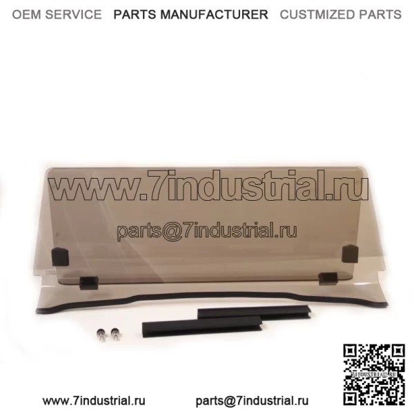Тонированное лобовое стекло тележки для гольфа для Yamaha G29 Drive 2007-2016, складное, толщина 3/16 дюйма