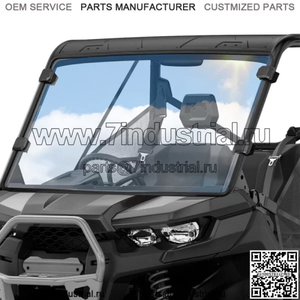 Полное устойчивое к царапинам лобовое стекло для Can Am Defender HD 5 HD 8 HD 10 2016-2023 гг.