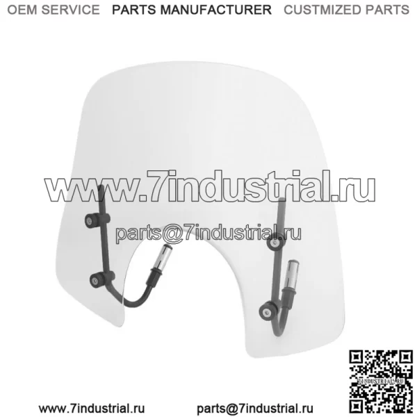 Лобовое стекло мотоцикла из АБС-пластика подходит для Vespa Primavera 150 2014-2021 CLE - Image 4
