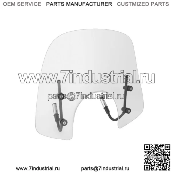 Лобовое стекло мотоцикла из АБС-пластика подходит для Vespa Primavera 150 2014-2021 CLE - Image 5