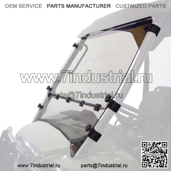 Полнооткидное лобовое стекло Kolpin для John Deere HPX/Gator - 2900, белое