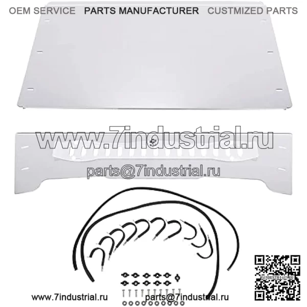 Полностью вентилируемое лобовое стекло, совместимое с John Deere Gator TS/TX/TE 2005–2020 годов. Прозрачное ветровое стекло, устойчивое к царапинам. - Image 4
