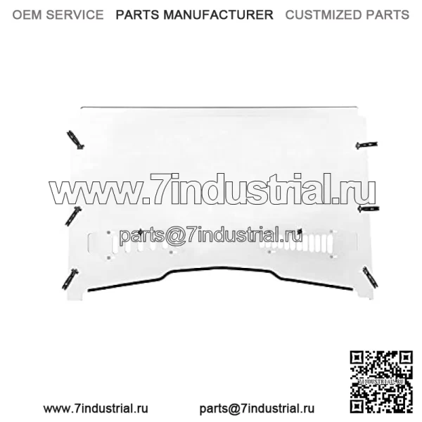 Полное лобовое стекло, совместимое с John Deere Gator XUV 550 560 590i 590m RSX 850i 860i Сверхмощное прозрачное устойчивое к царапинам вентилируемое лобовое стекло