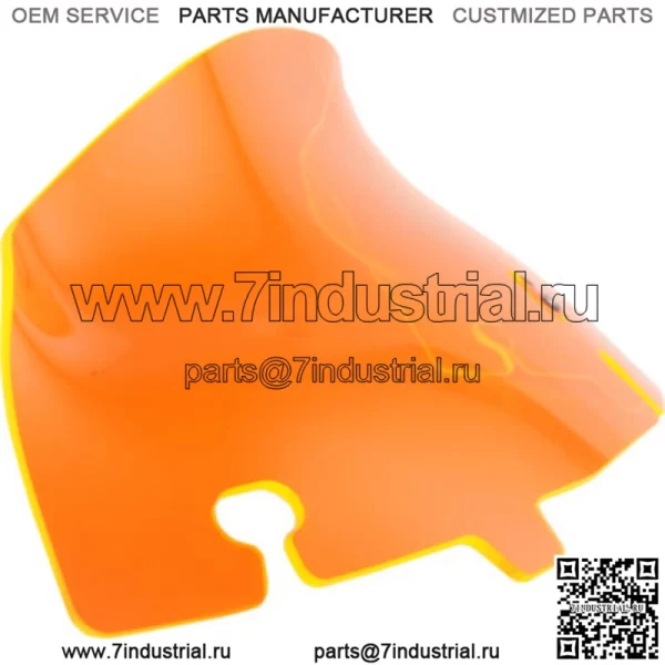 Лобовое стекло Klockwerks 4" Flare Orange Ice Kolor Harley Street Electra Glide 14+ (Для: Harley-Davidson)