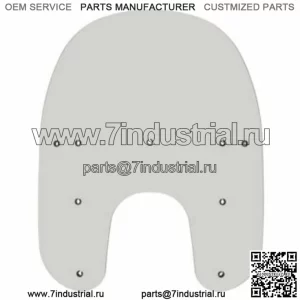 Сменное быстросъемное лобовое стекло Memphis Shades 15 дюймов Harley Dyna FXR XL (для: Harley-Davidson)