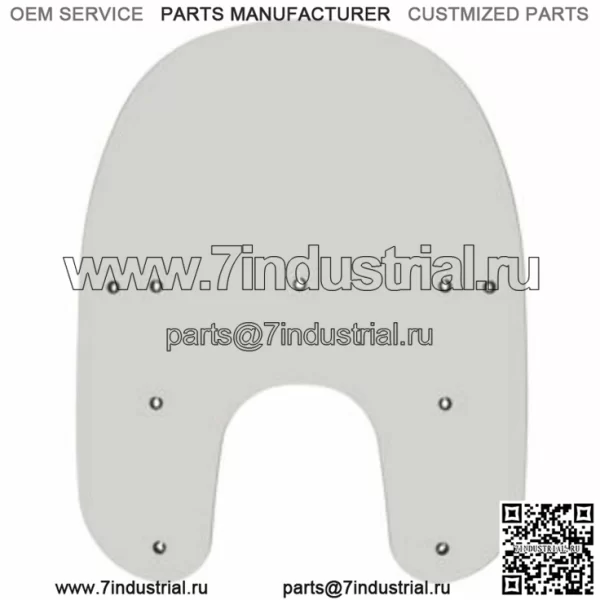 Сменное быстросъемное лобовое стекло Memphis Shades 15 дюймов Harley Dyna FXR XL (для: Harley-Davidson)