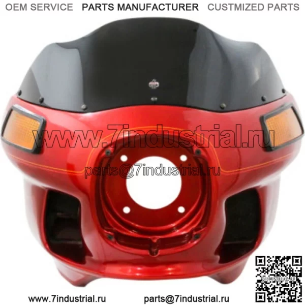 Klock Werks 8 Dark Black Smoke Flare Лобовое стекло Harley FXR FXRT FXRP Super Glide (Для: Harley-Davidson)