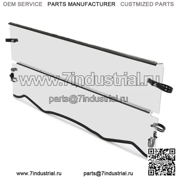 Прозрачное откидное лобовое стекло для Kawasaki Teryx/Teryx4 800 4x4 2022 2023 (для более чем одного автомобиля) - Image 4